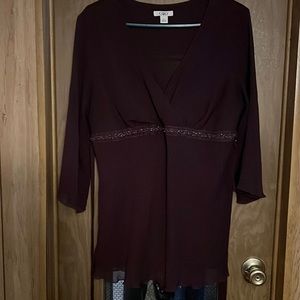 Catos Dressy Sheer Top